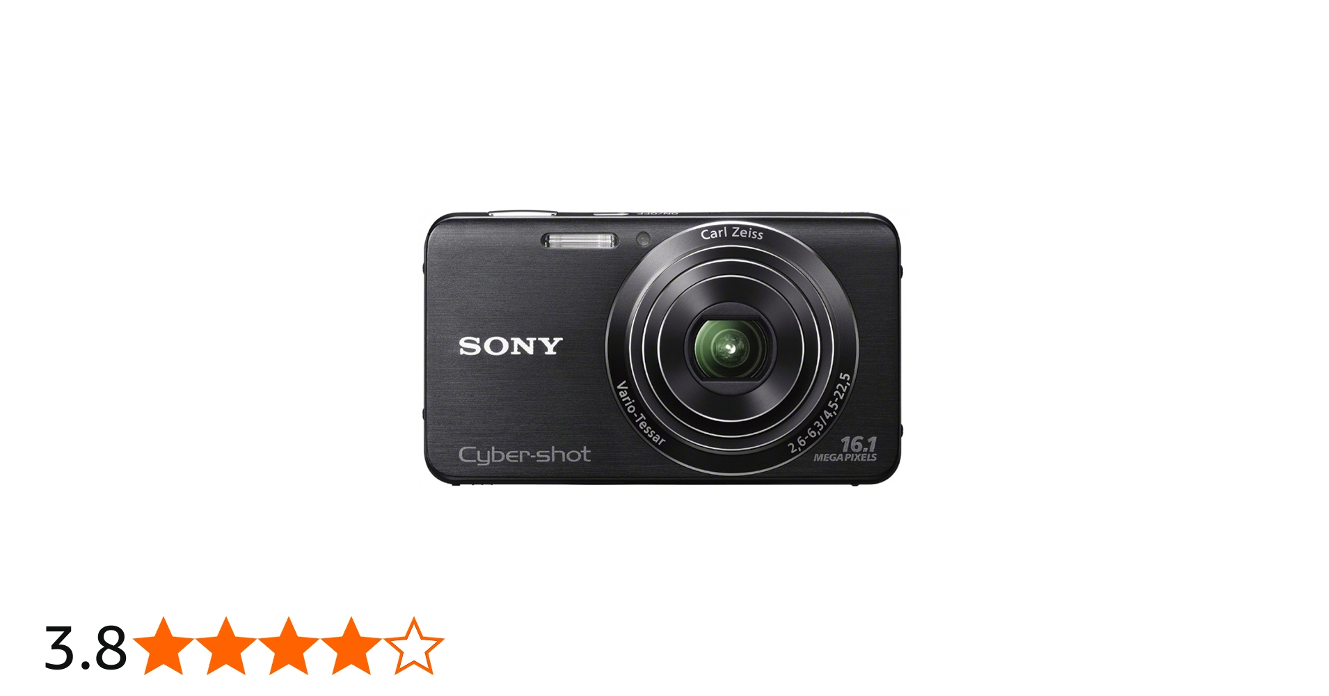 Sony DSCW630 Digital Compact Camera - Black (16.1MP, 5x Optical