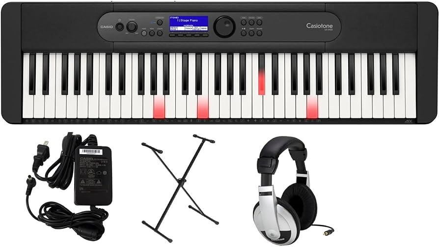 Amazon.com: Casio LK-S450 Premium Keyboard Pack with Stand, AC
