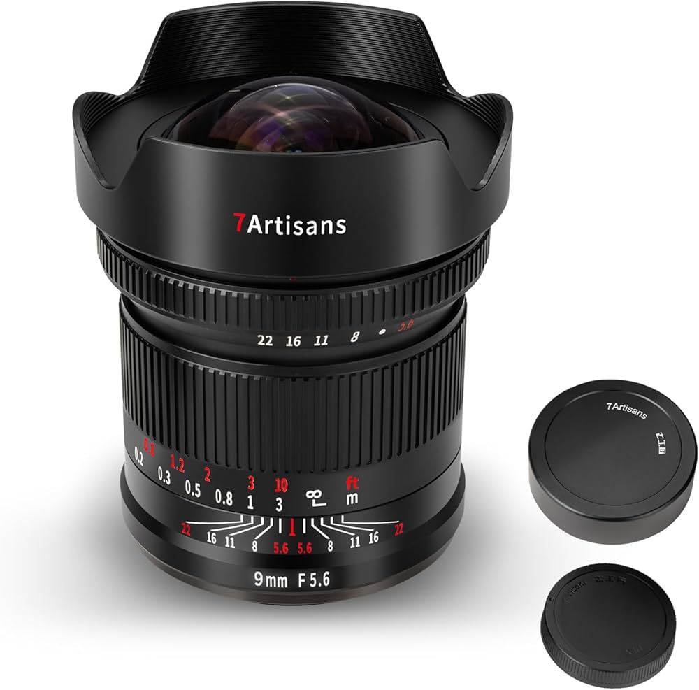 Amazon.co.jp: 7artisans 9mm F5.6 超広角レンズ フルサイズ対応 広大