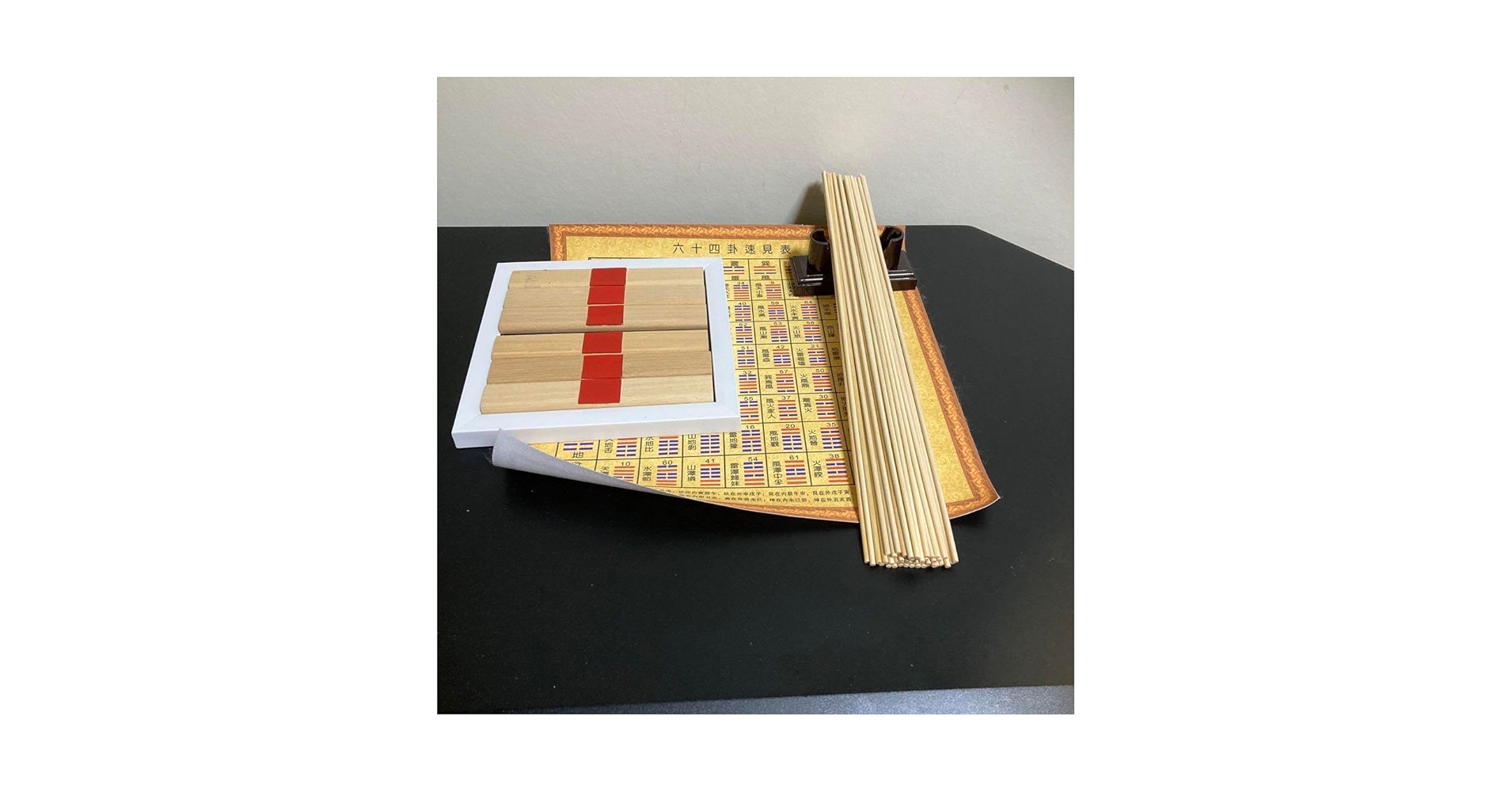 算木 易経 算木 筮竹 易占 易占道具セット : 易