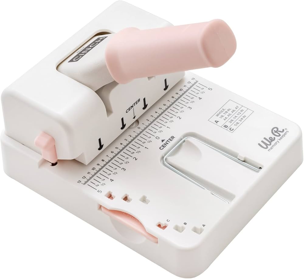 Amazon.com: We R Disc Cinch Book Binding Tool-White/Pink : Office