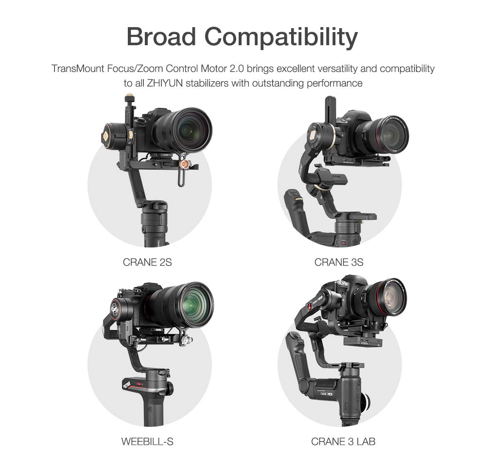Amazon.com : Zhiyun CMF-06 TransMount Servo Follow Focus/Zoom