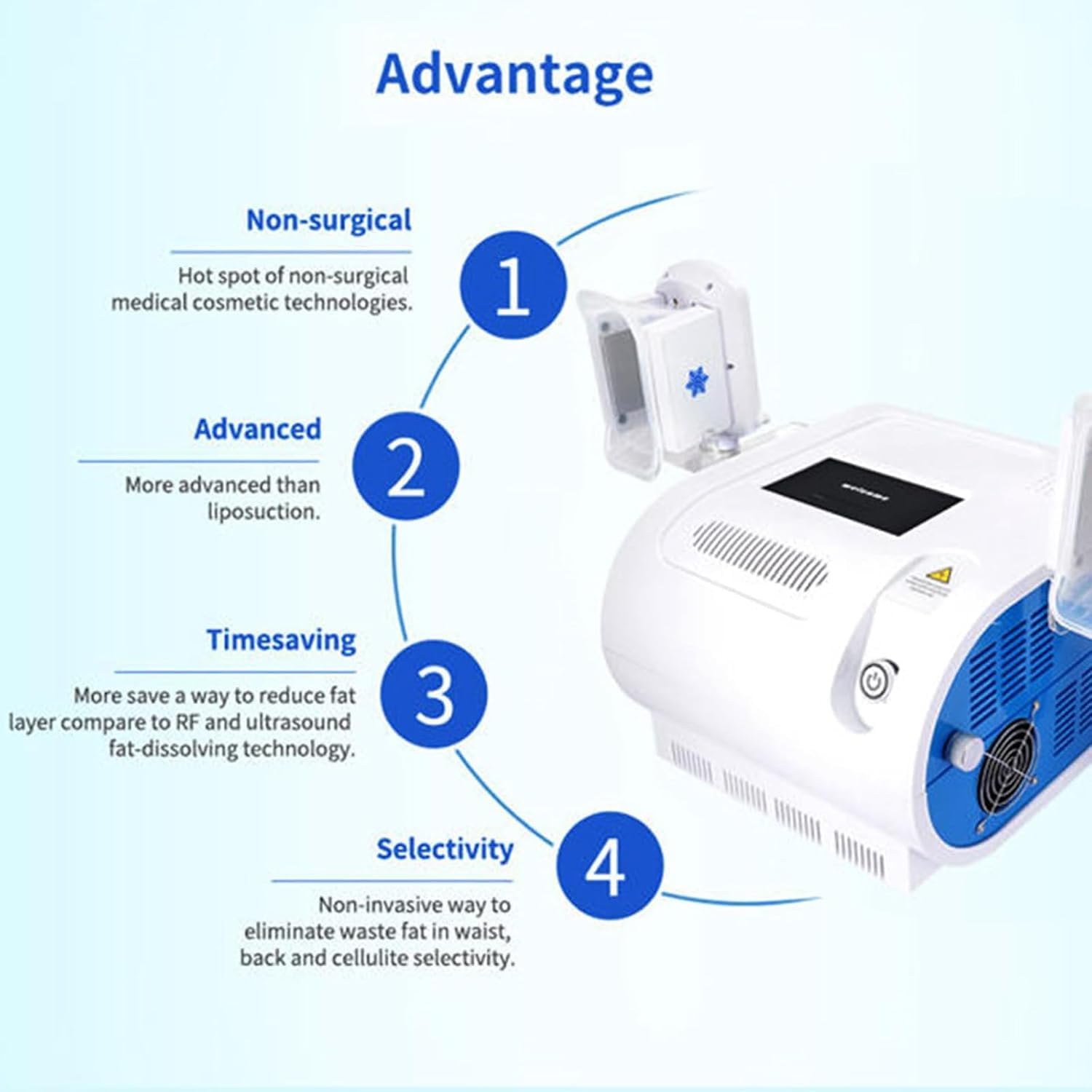 Amazon.co.jp: WJW 業務用水冷式クライオ脂肪冷却冷凍マシン