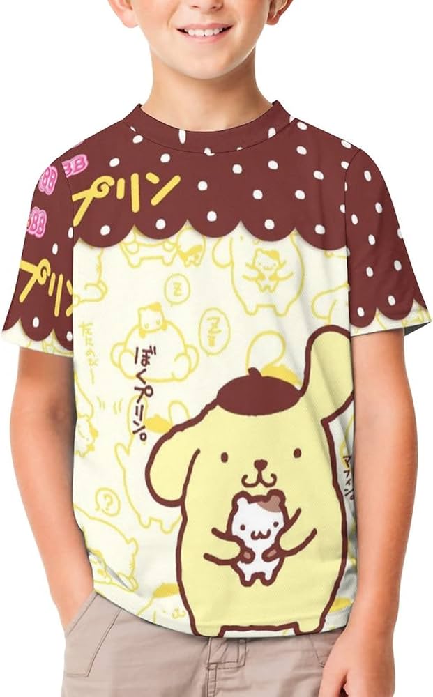 Amazon.co.jp: ポムポムプリン Tシャツ 子供服 半袖 ティーン