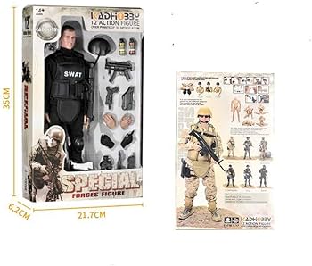Amazon.co.jp: 1/6スケール12インチSWAT警察アクションフィギュア30
