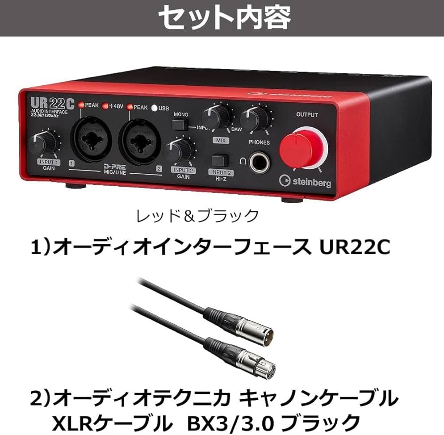 Amazon.co.jp: スタインバーグ USB オーディオインターフェース UR22C