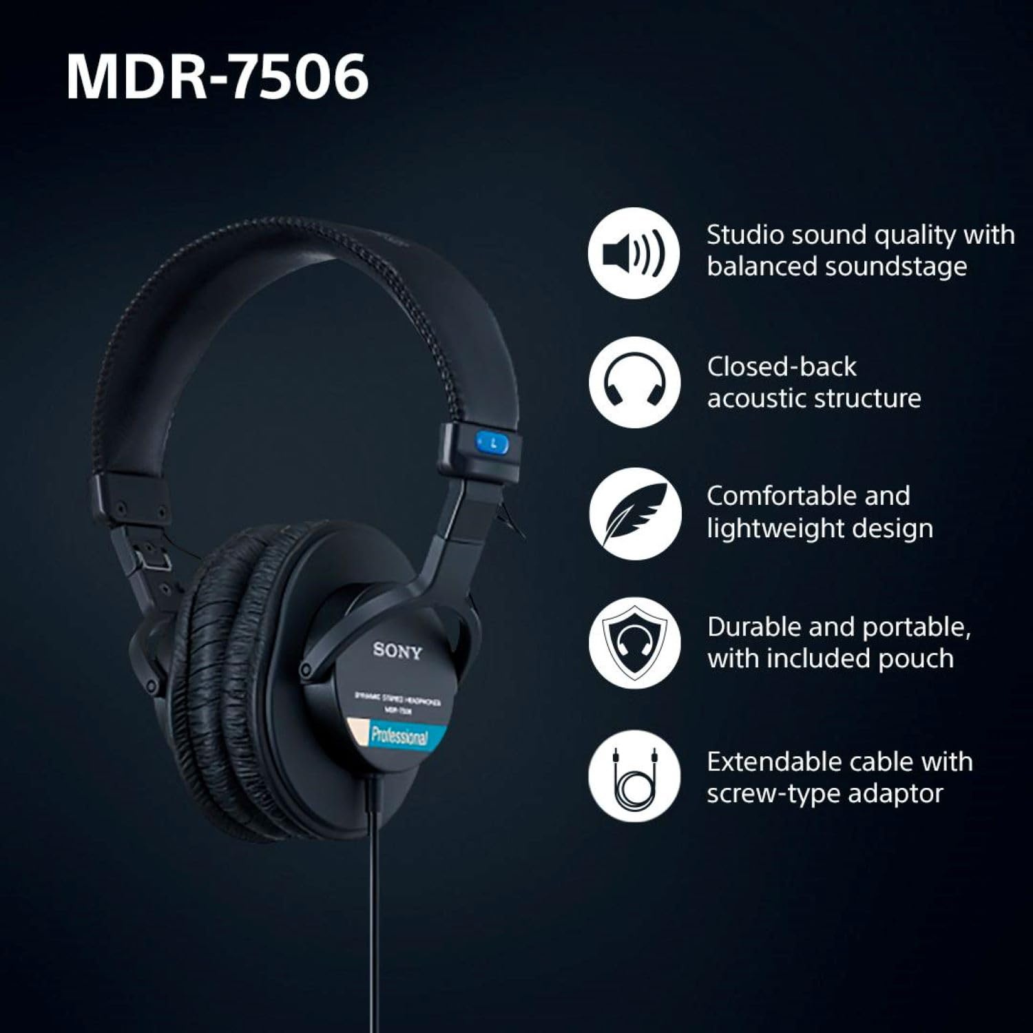 Amazon.co.jp: SONY ステレオヘッドホン MDR-7506 : 家電＆カメラ