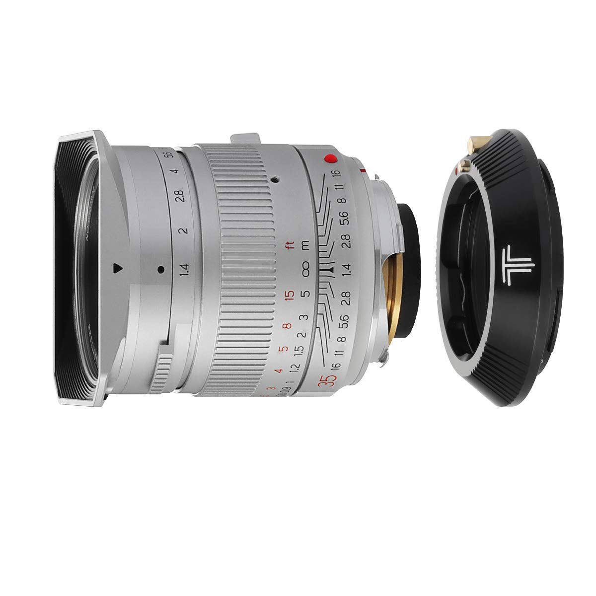 Amazon | TTArtisan 35mm f/1.4 ASPH ライカM シルバー + ニコンZ