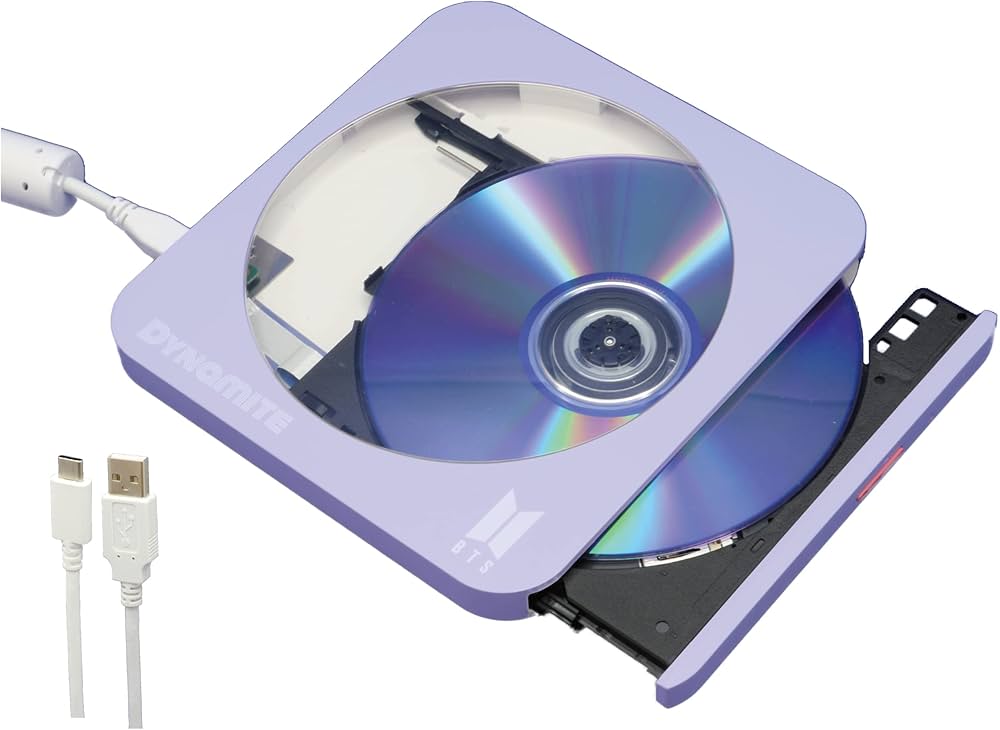 Amazon | Dynamite Multi OS DVD Writer (パープル) BTS Dynamite