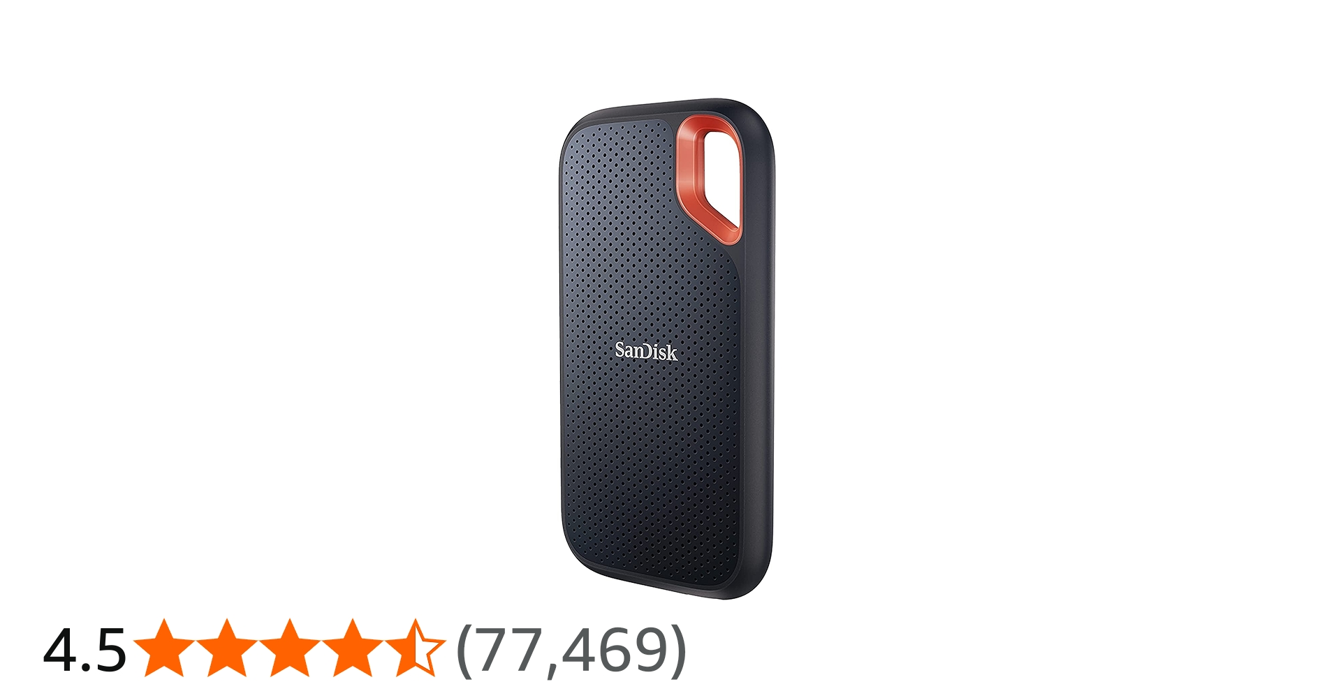 Amazon | SanDisk 2TB Extreme Portable SSD - Up to 1050MB/s - USB-C