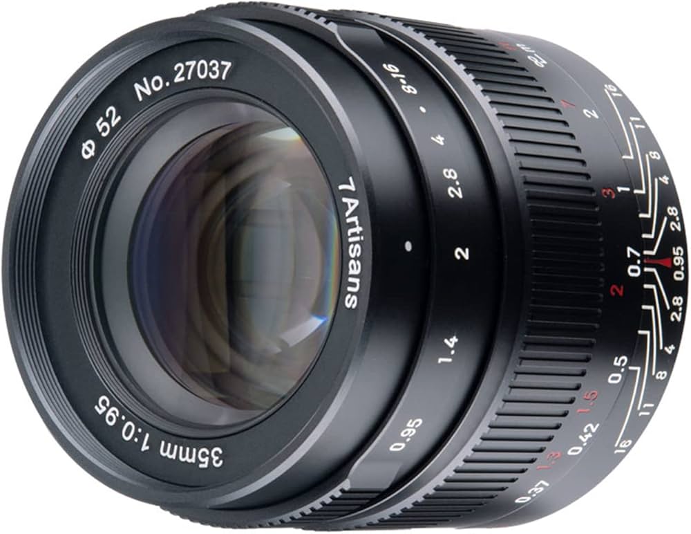 7artisans 35mm f0.95 Large Aperture APS-C Mirrorless M4/3 MFT