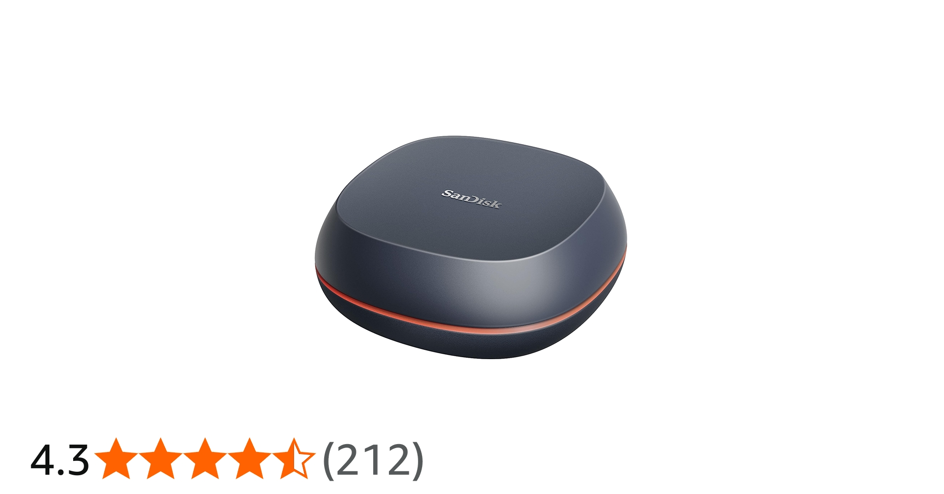 Amazon | SanDisk SSD 外付け 8TB USB 3.2 Gen 2x1 読出最大1000MB/秒