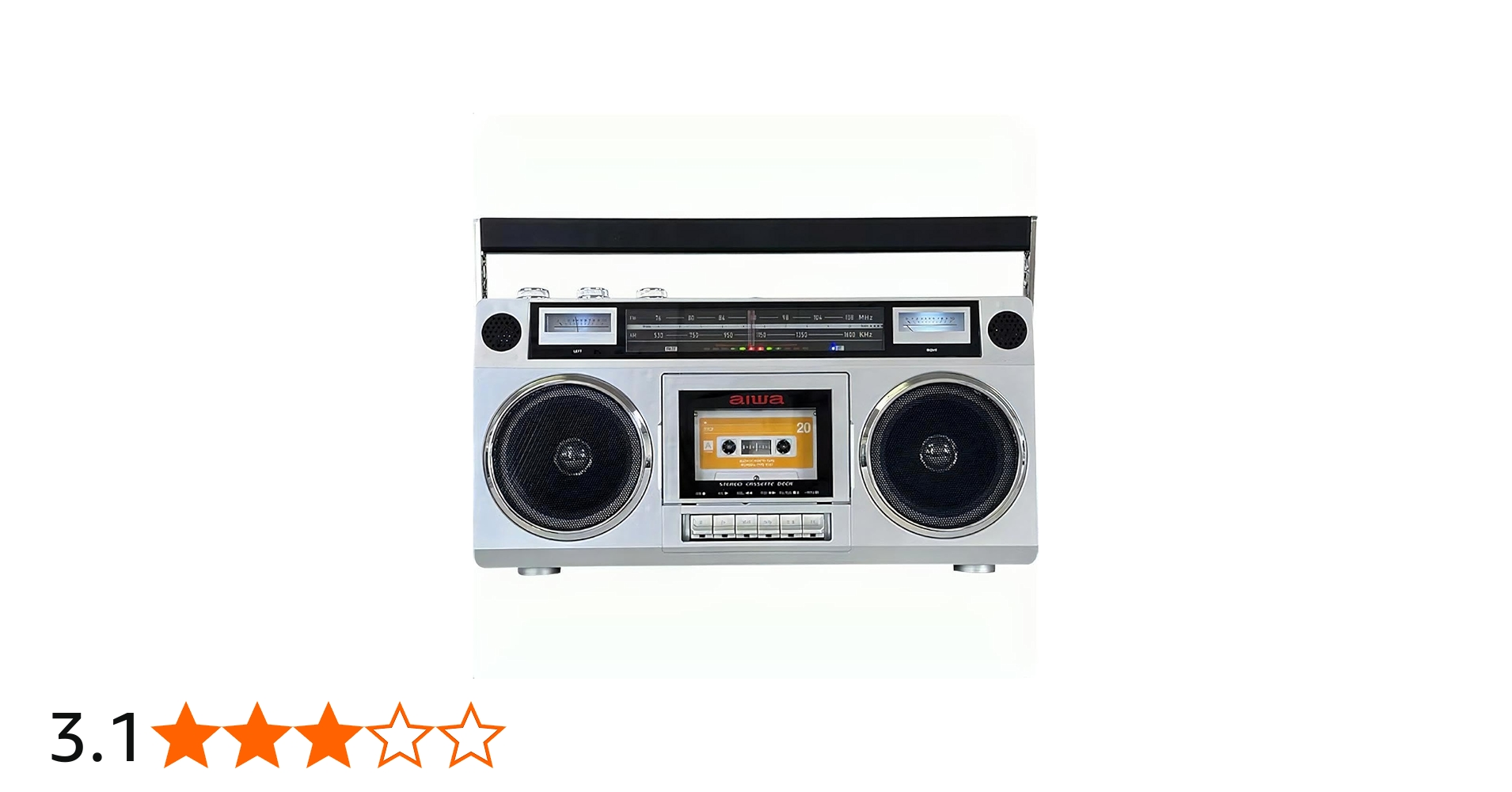 Amazon.co.jp: アイワ ラジカセ audio -G RCP1 ワイドFM USB GAA4