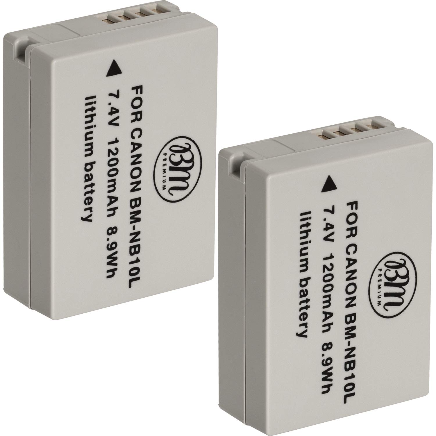 Amazon.com : BM Premium (2 Pack NB-10L Battery for Canon PowerShot