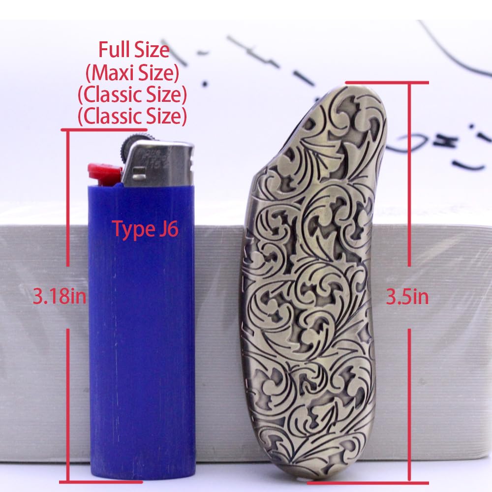 Amazon.co.jp: HUMWE ヴィンテージフラワーデザインメタルライター