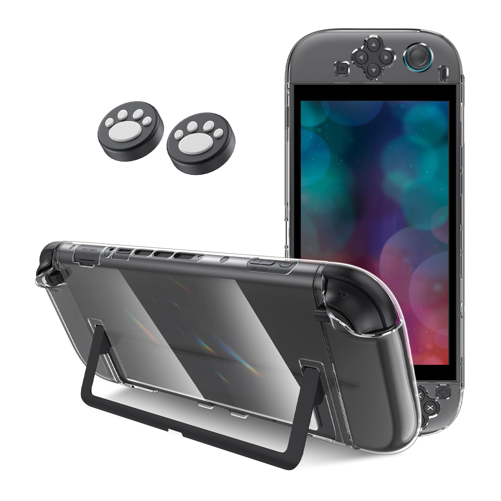 Amazon.co.jp: Switch 2 クリアケース ドック対応 分体式設計 Switch 2