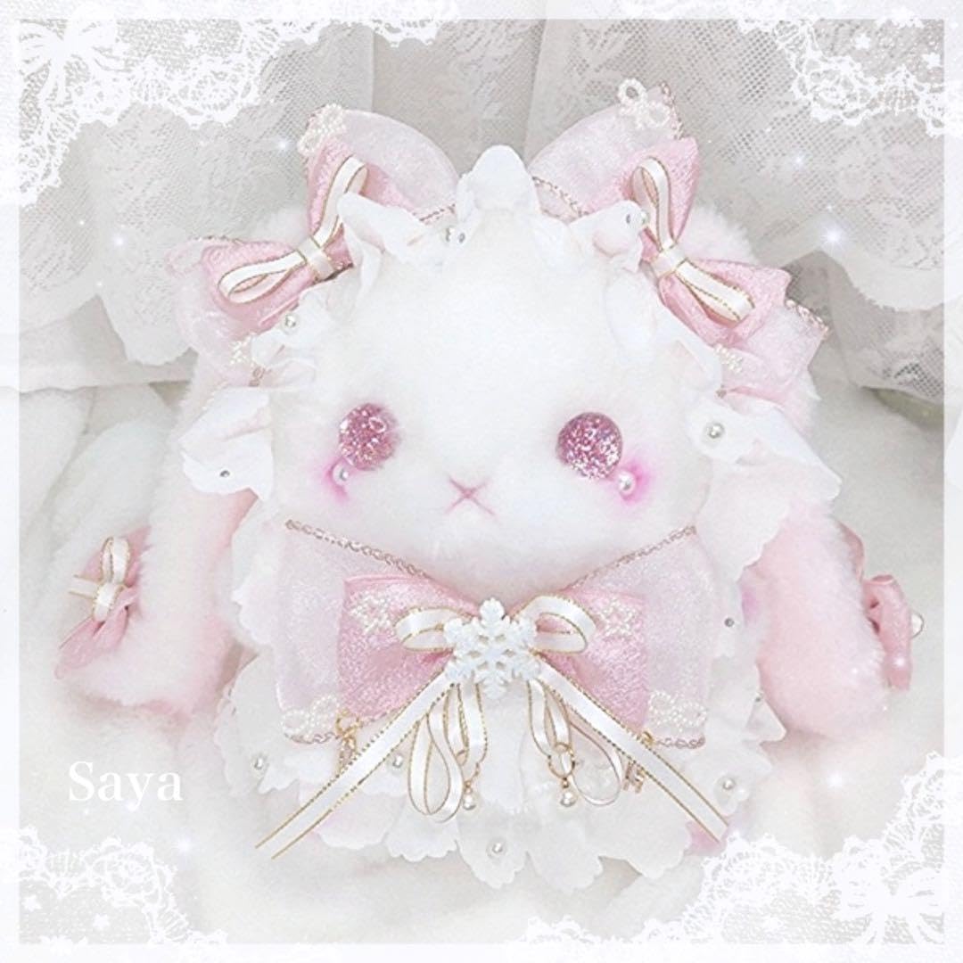 Amazon.co.jp: Snow crystaたれみみうさぎ ポシェット pink : ファッション