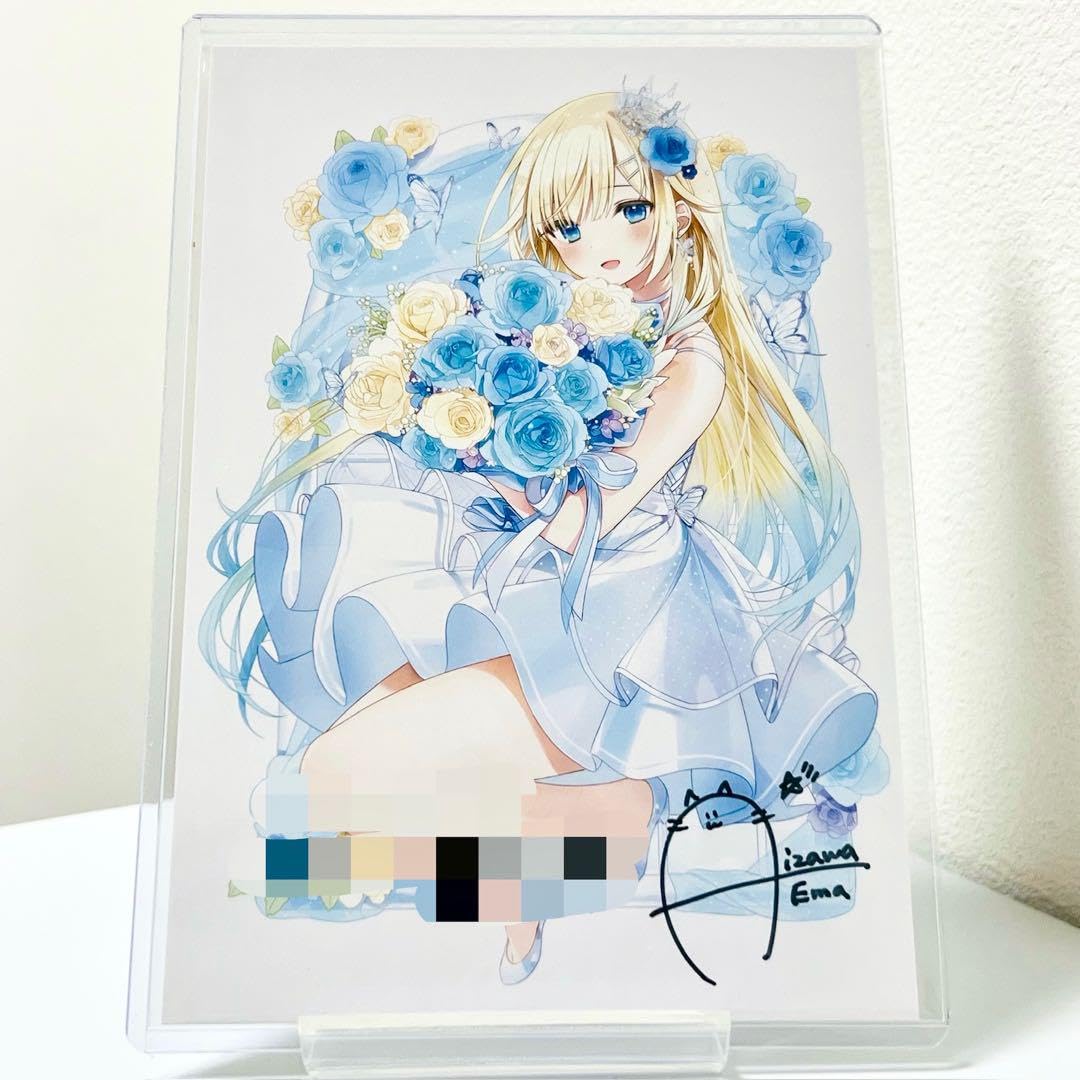 Amazon | 藍沢エマ 誕生記念2022 直筆サイン入りポストカード ぶいすぽ