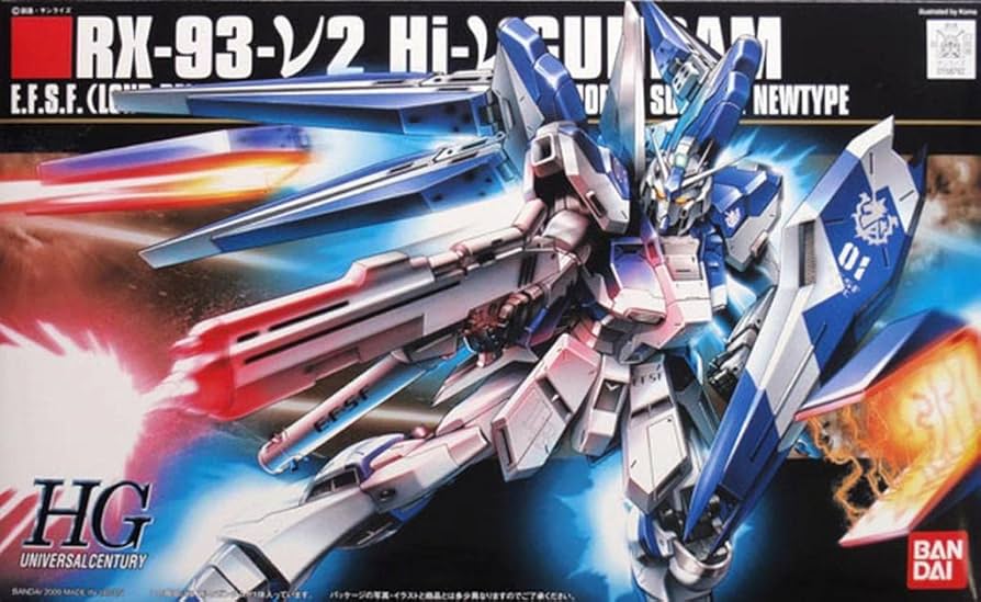 Amazon.co.jp: HGUC 1/144 Hi-ν Gundam Plastic Model : Hobbies