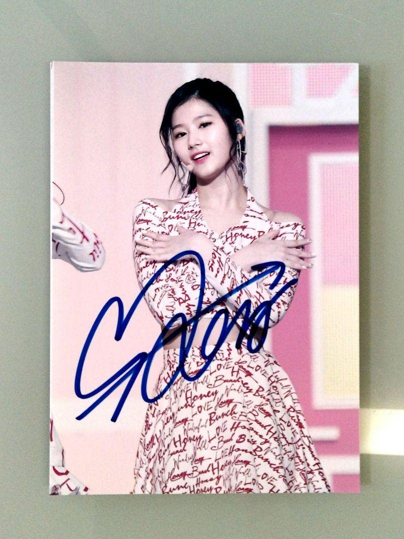 Amazon.co.jp: サナ直筆サイン入り2Lサイズ写真…SANA…TWICE…⑨ : おもちゃ