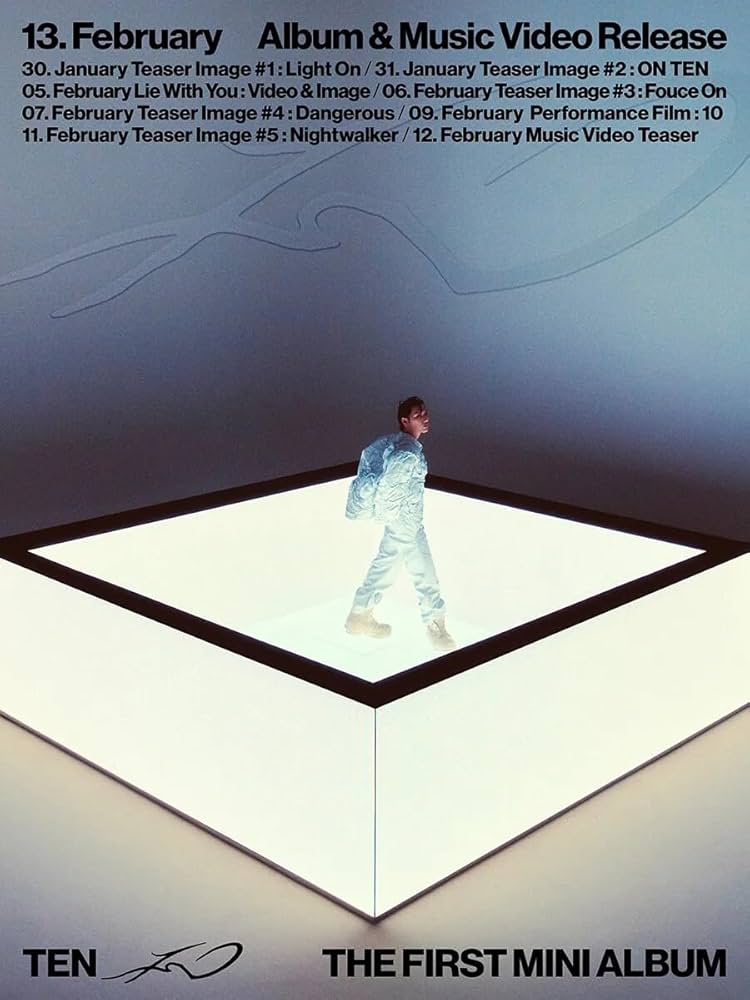 Amazon.com: (PHOTO BOOK Ver.) TEN [TEN] The 1st Mini Album (LIGHT