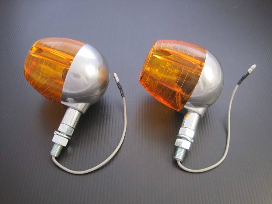 Amazon | カワサキ 500SS マッハⅢ W1 W1S W1SA用タマゴ型ウィンカー