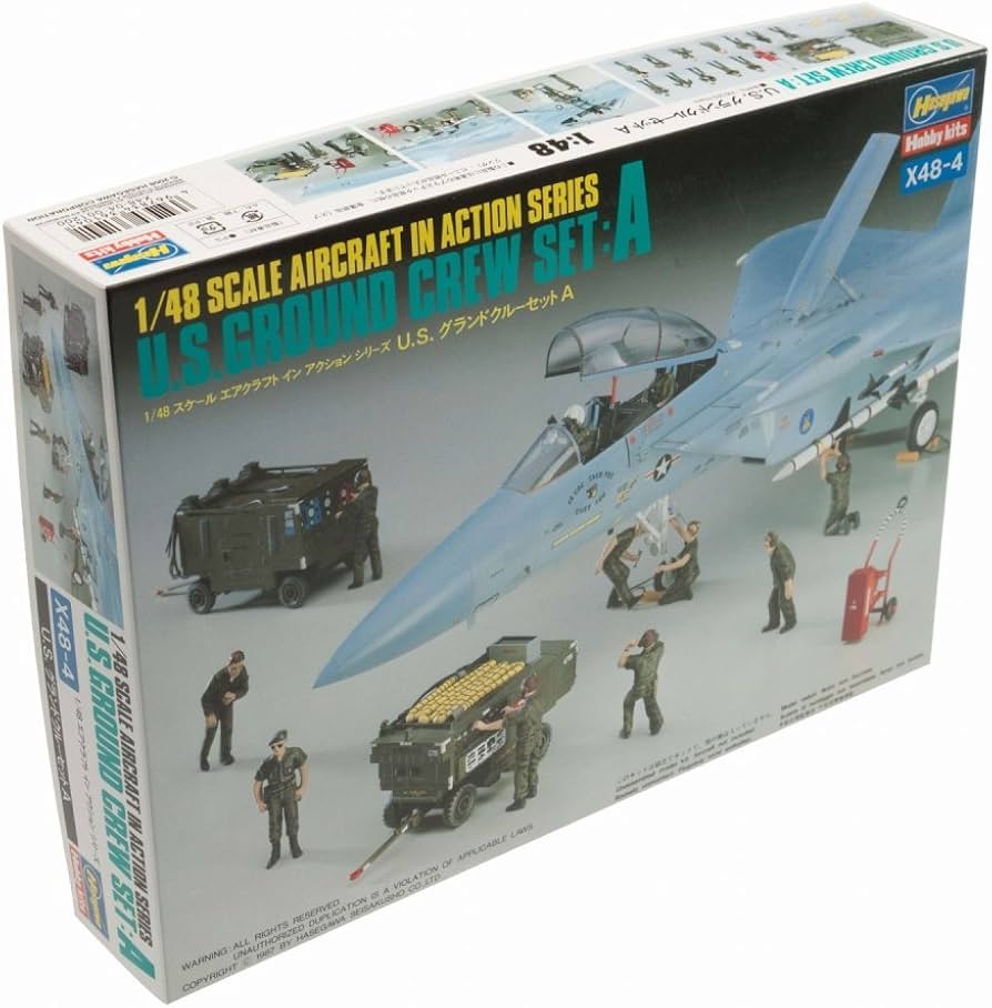 Amazon | ハセガワ 1/48 アメリカ空軍 グランドクルーセット A