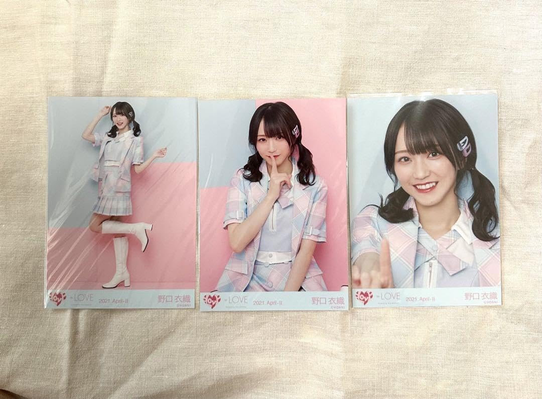 Amazon.co.jp: イコラブ 野口衣織 生写真 マカロン チェック衣装