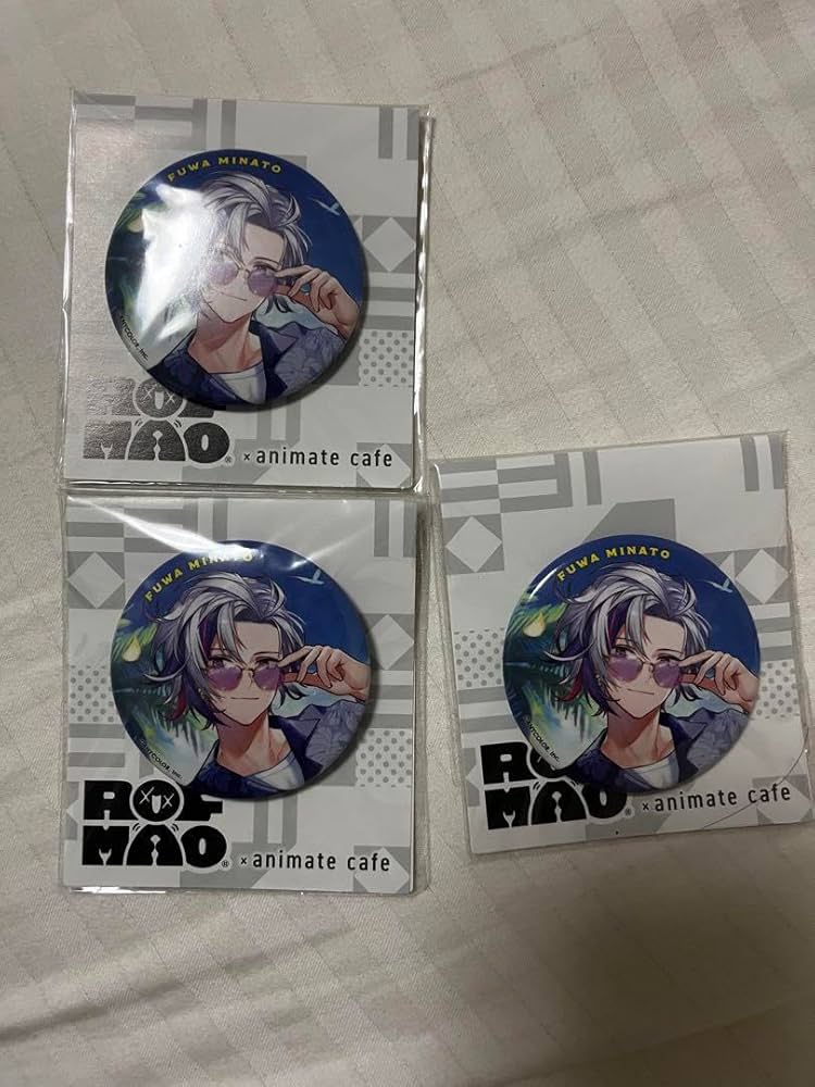 不破湊 アニメイトカフェ 缶バッジ にじさんじ ROF-MAO ろふまお