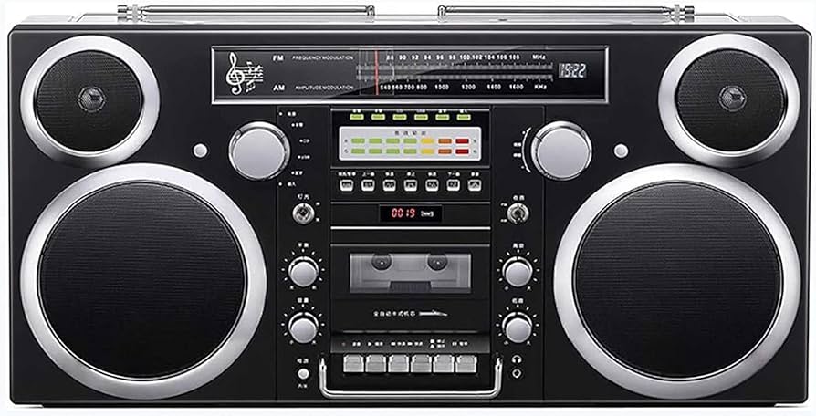 Amazon.co.jp: レトロ CD プレーヤー カセット ラジカセ、Bluetooth