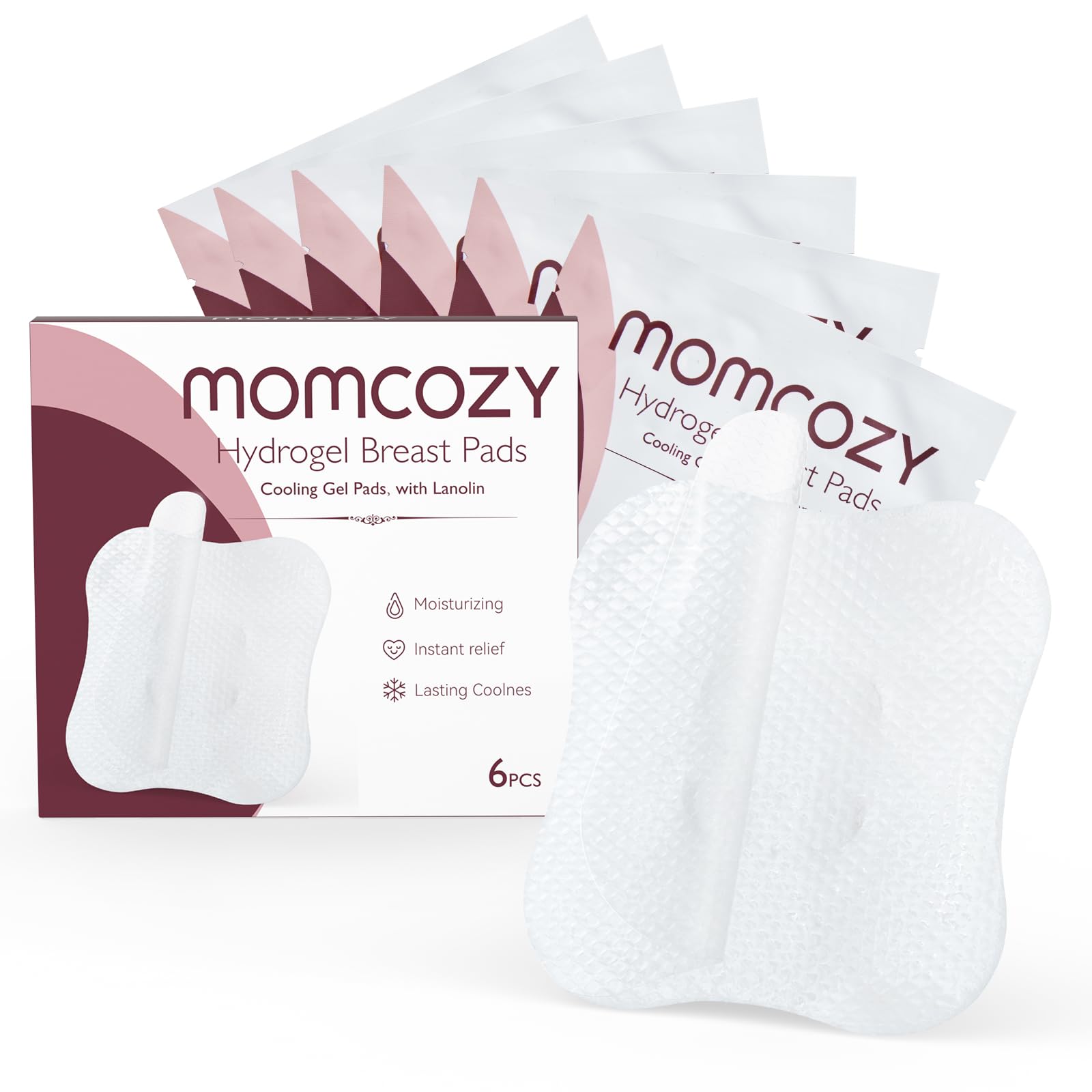 Amazon.com : Momcozy Hydrogel Nipple Pads with Soothing Lanolin
