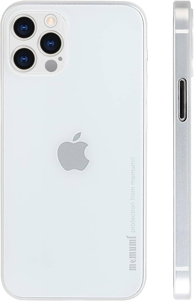 Amazon.co.jp: iPhone 12 Pro Max対応ケース 0.3㎜超薄型 memumi全面