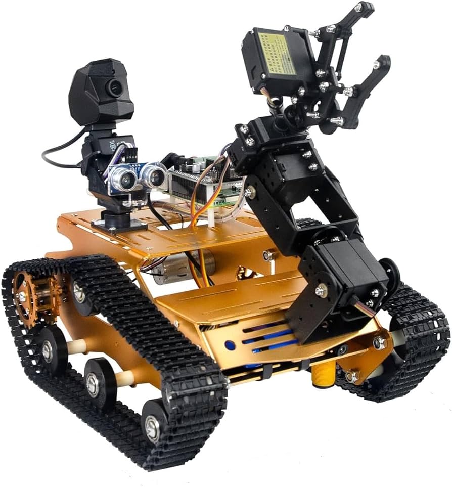 Amazon | XiaoR GEEK スマート WiFi ロボットキット Raspberry Pi 4B用