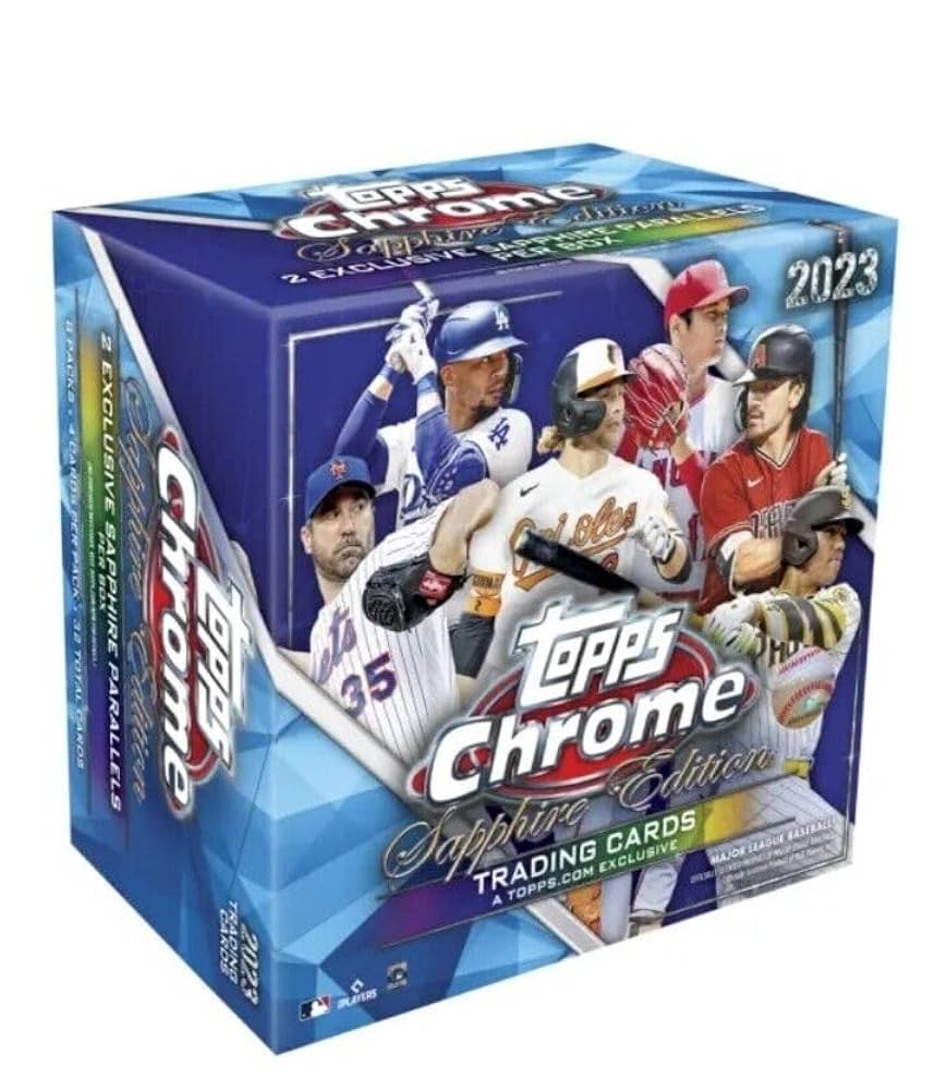 Amazon.com: 2023 Topps Chrome Sapphire Baseball Trading Card