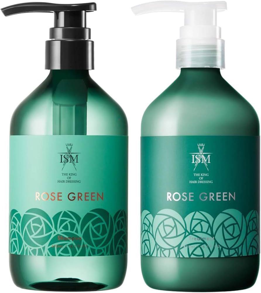 Amazon | ISM シャンプー&トリートメント セット ローズグリーン 各