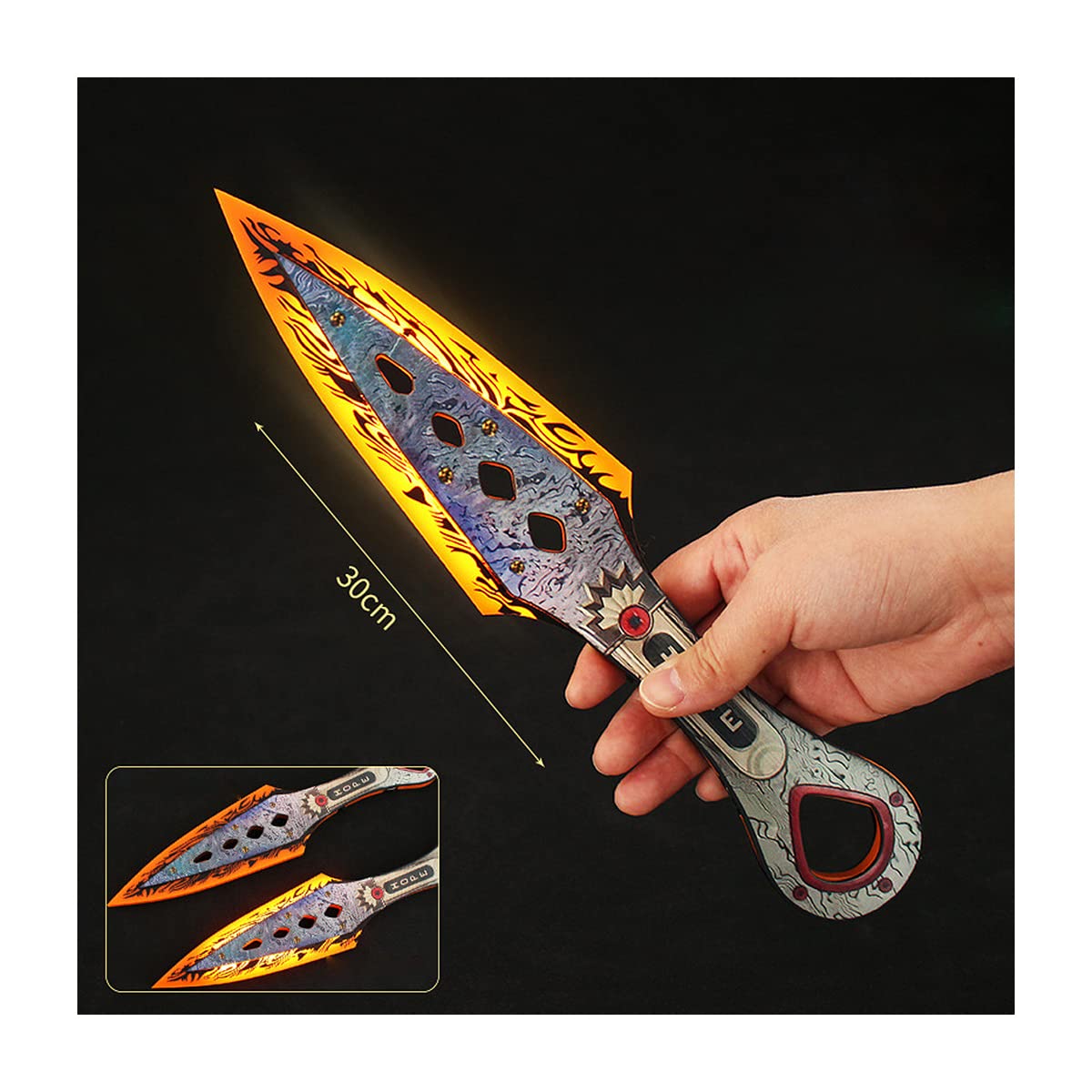 Amazon.co.jp: APEX レイス コスプレ道具 クナイ 家宝ダガー 発光 苦無