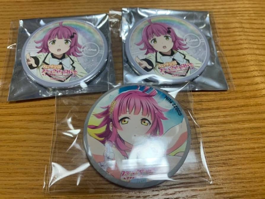 Amazon.co.jp: 天王寺璃奈 コミケ100 缶バッジ ラブライブ！ 虹ヶ咲