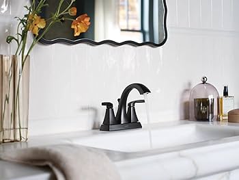 Moen 6901BL Voss Two-Handle Centerset Bathroom Faucet - Amazon.com