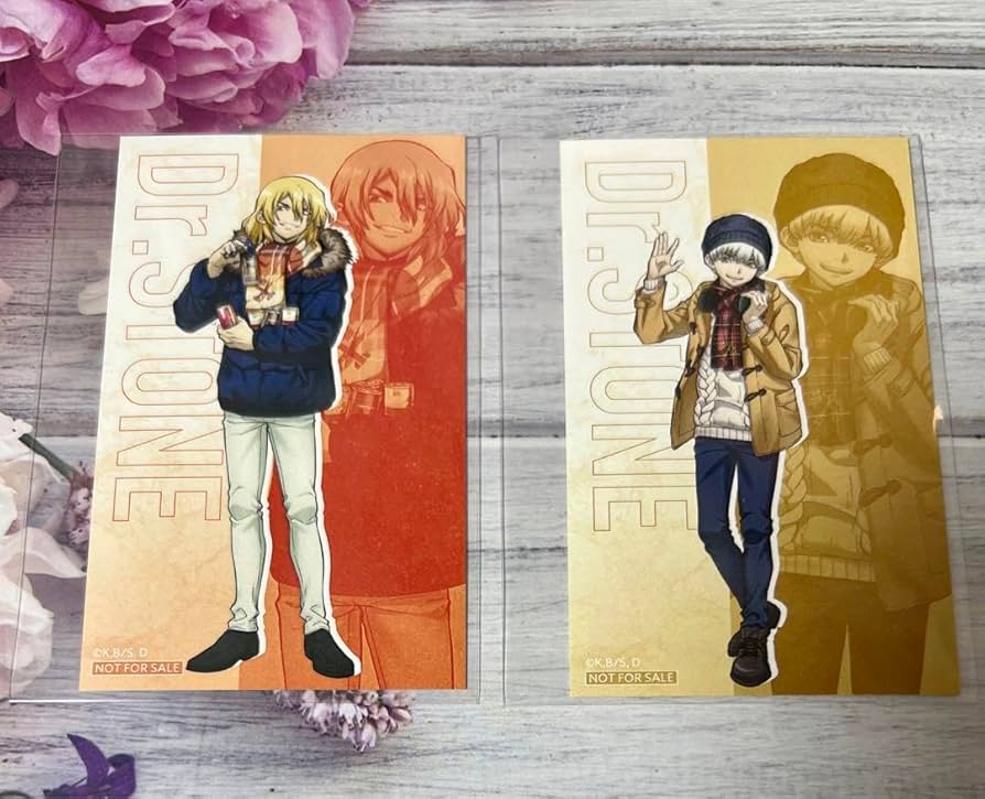 Amazon.co.jp: dr.stone 龍水&羽京 冬の待ち合わせ特典 : おもちゃ