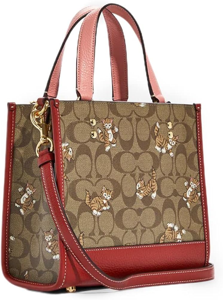 Amazon | COACH (コーチ) シグネチャー ジャカード デンプシー トート