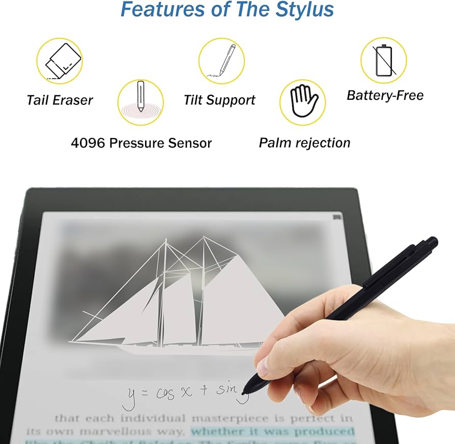 Amazon.co.jp: BOOX Pen2/Pen3用スタイラスペン 消しゴム付き BOOX