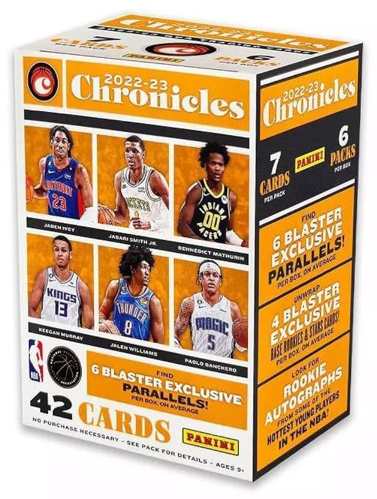 Amazon.com: 2022-23 Panini Chronicles Basketball 6 Pack Blaster