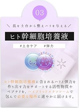 Amazon.co.jp: ヒト幹細胞培養液 エクソソーム 美容液 ワビオ ステム