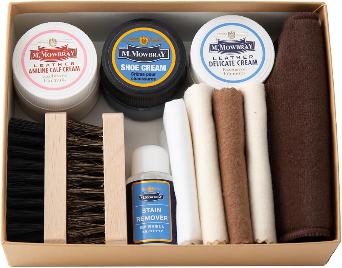 Amazon | 靴磨き 革小物ケア ミニクリームトライアルセット | M