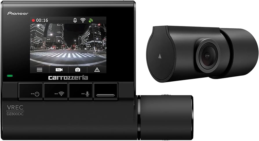 Amazon | Pioneer ドライブレコーダー VREC-DZ800DC 前後2カメラ 前後