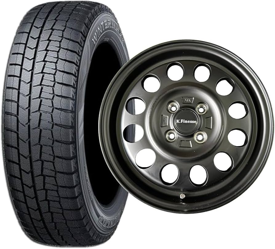 Amazon | (スタッドレスタイヤ)ダンロップ ウィンターマックスWM02 155