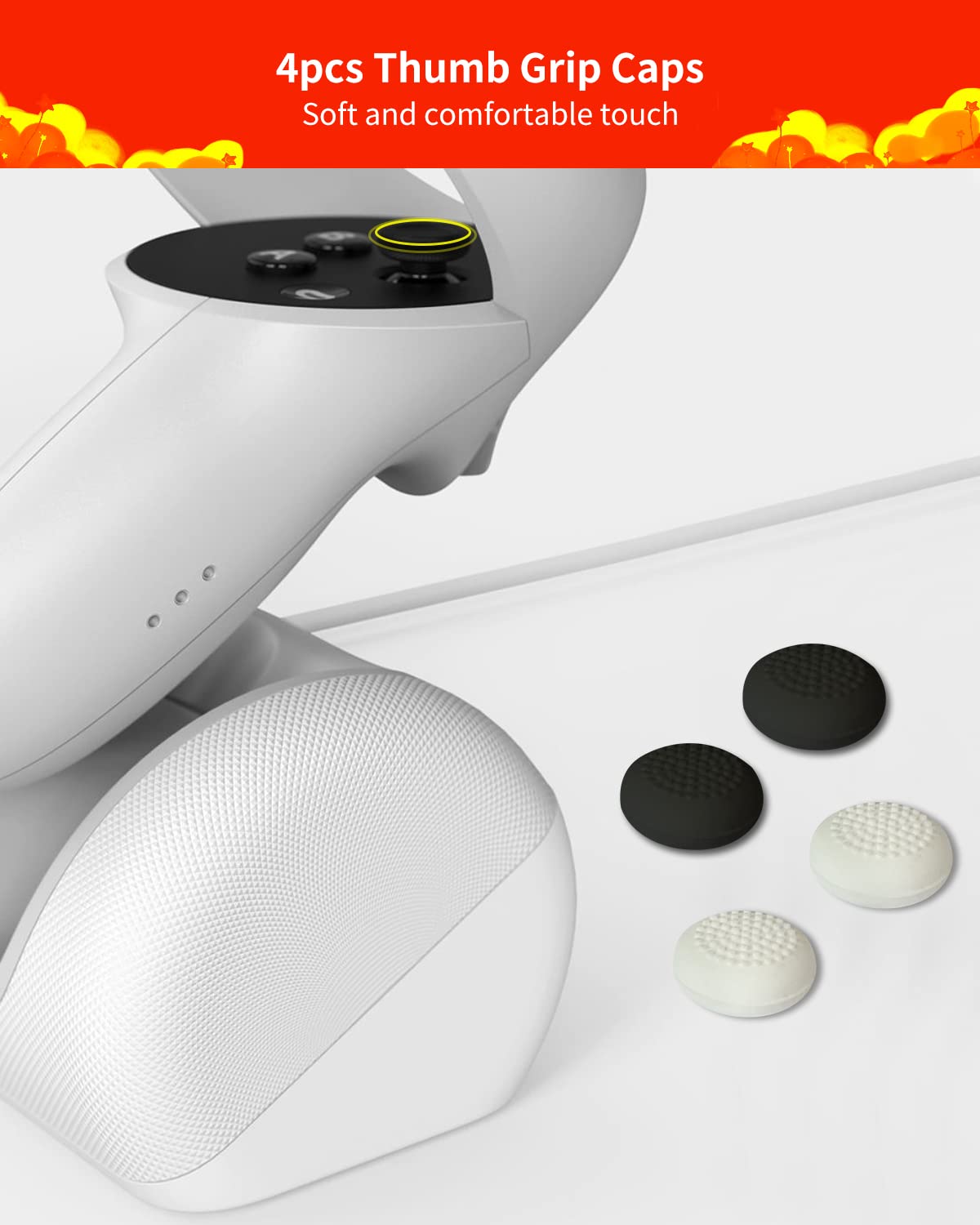 Amazon.co.jp: Oculus Quest 2コントローラー用ジョイスティック交換