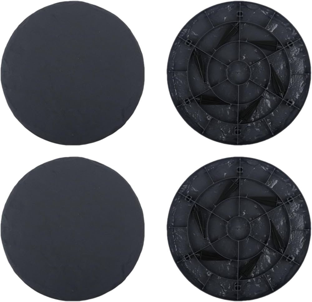 Amazon | 装飾用庭石 - 屋外用樹脂石 庭の踏み石 芝生の歩道石 歩道用