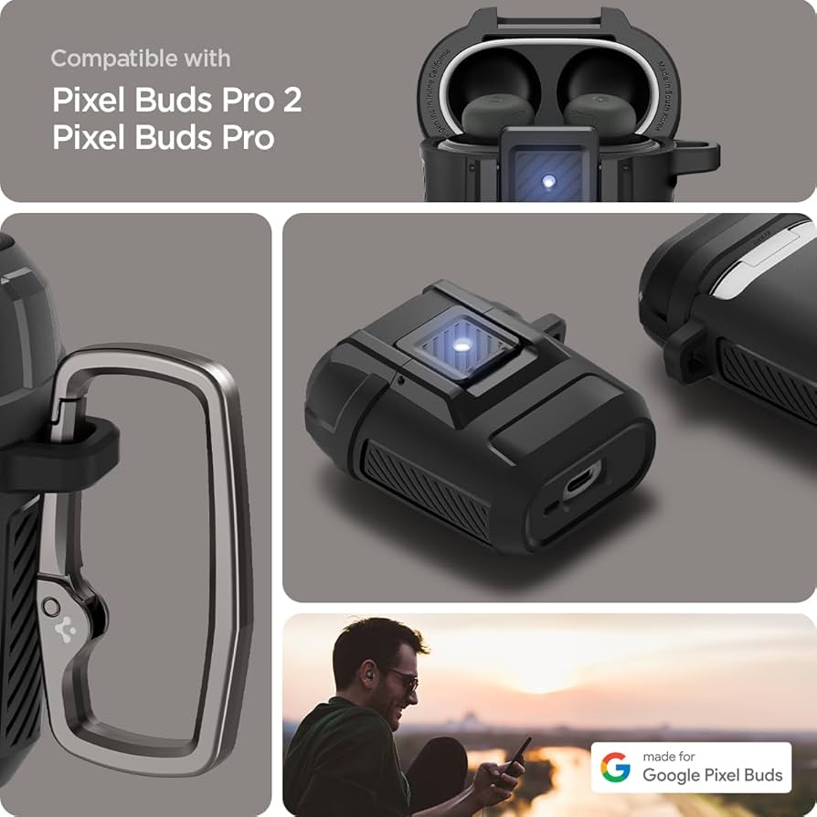 Amazon.co.jp: Spigen Google Pixel Buds Pro 2 / Pro ケース 耐衝撃