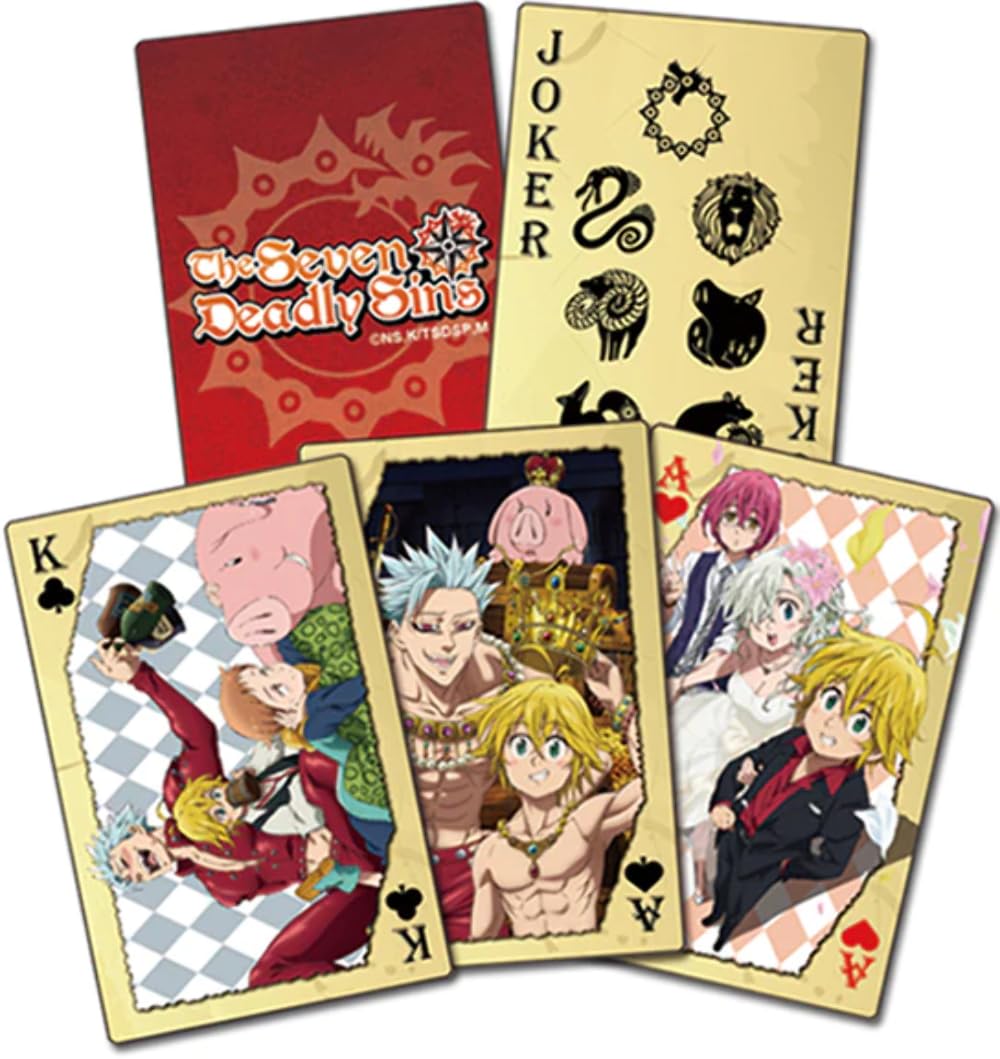 Amazon.com: The Seven Deadly Sins - Group Playing Cards : Toys & Games